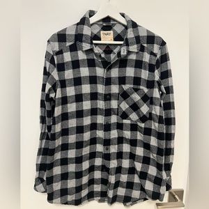 TNA Oversized Plaid Shirt